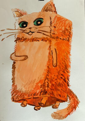 da série "Gatos de Conforto"