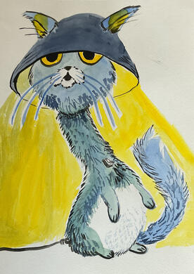 da série "Gatos de Conforto"